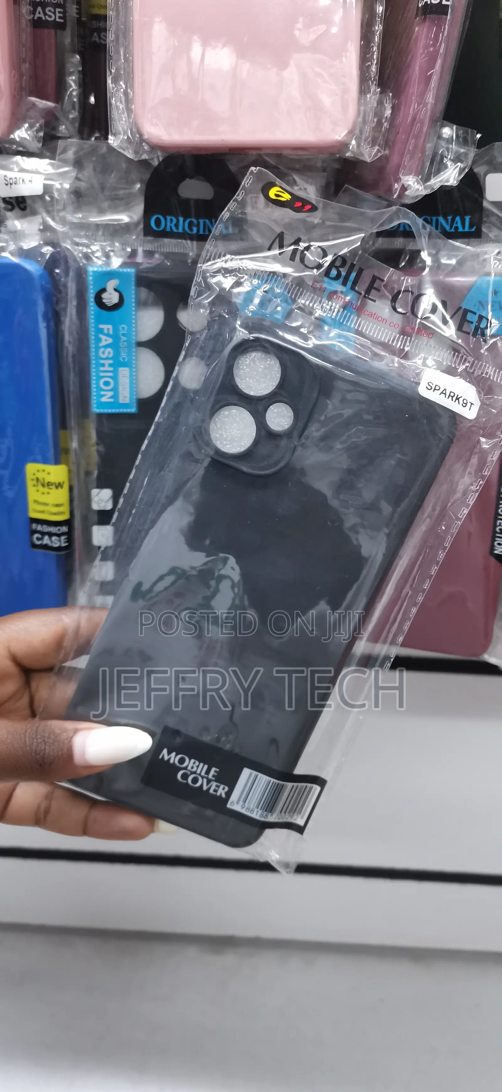 Tecno Spark 9t Generic Black Silicone Phone Case