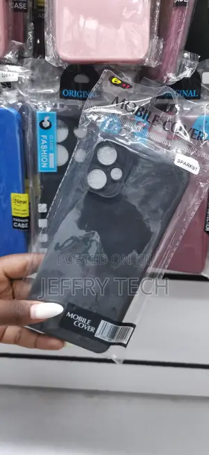 Tecno Spark 9t Generic Black Silicone Phone Case