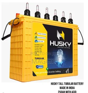 Husky Tall Tubular Battery 250ah With Acid