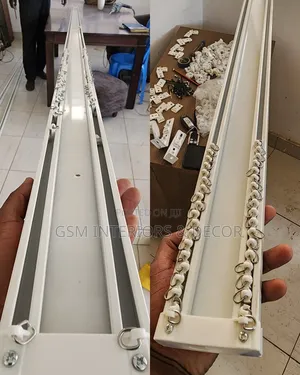 Aluminium Double Curtain Rails for Plundering Gypsum