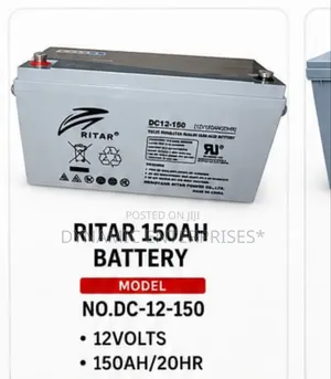 Ritah 150ah/20hr Battery/12v--Dc20-150