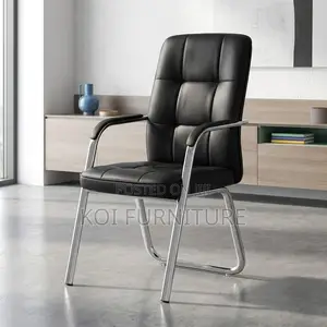 Office Chair : Generic Executive Leather Visitors Chair