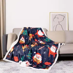Premium Sherpa Fleece Throw Blanket Rt