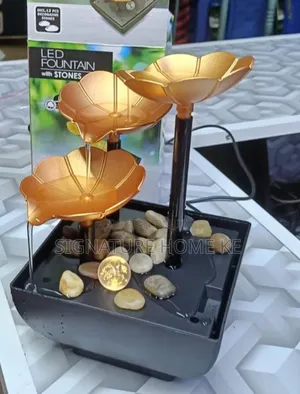 Led Fountain With Stones