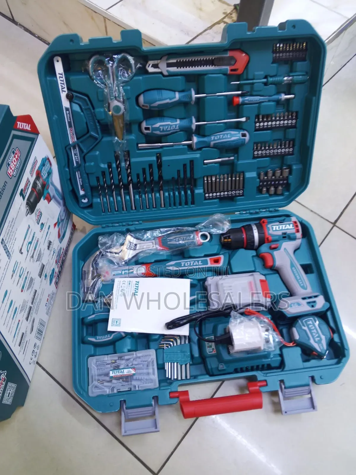 Total Tool Set Electric Drill Tool Box