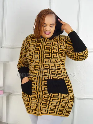 Ladies Hooded Zip Up Multi Coloured Sweaters
