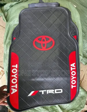 All Weather Performance Toyota Floor Mat With Diamond Pattern 5pc
