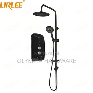 Lirlee Shower Set (Heater + Shower) Black