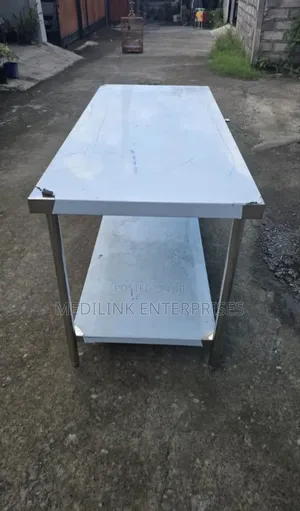 2*5 Double Top Stainless Steel Commercial Kitchen Working Tables