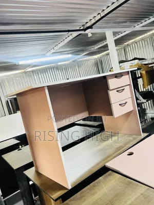 1m Baby Pink Office Table Work Desk