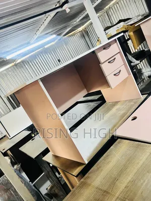 Compact Pink Office Desk 0.9m Available