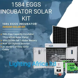 1584 Eggs Incubator Off-grid Solar System Complete 24/7