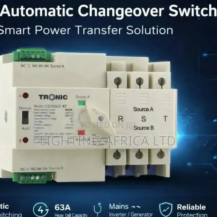 63a Automatic Change Over Switch Smart Power Transfer