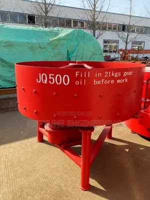 Heavy Duty Pan Mixer Machine