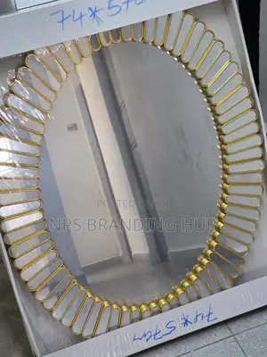 Sunburst Oval Luxury Wall Decor Mirror Tet