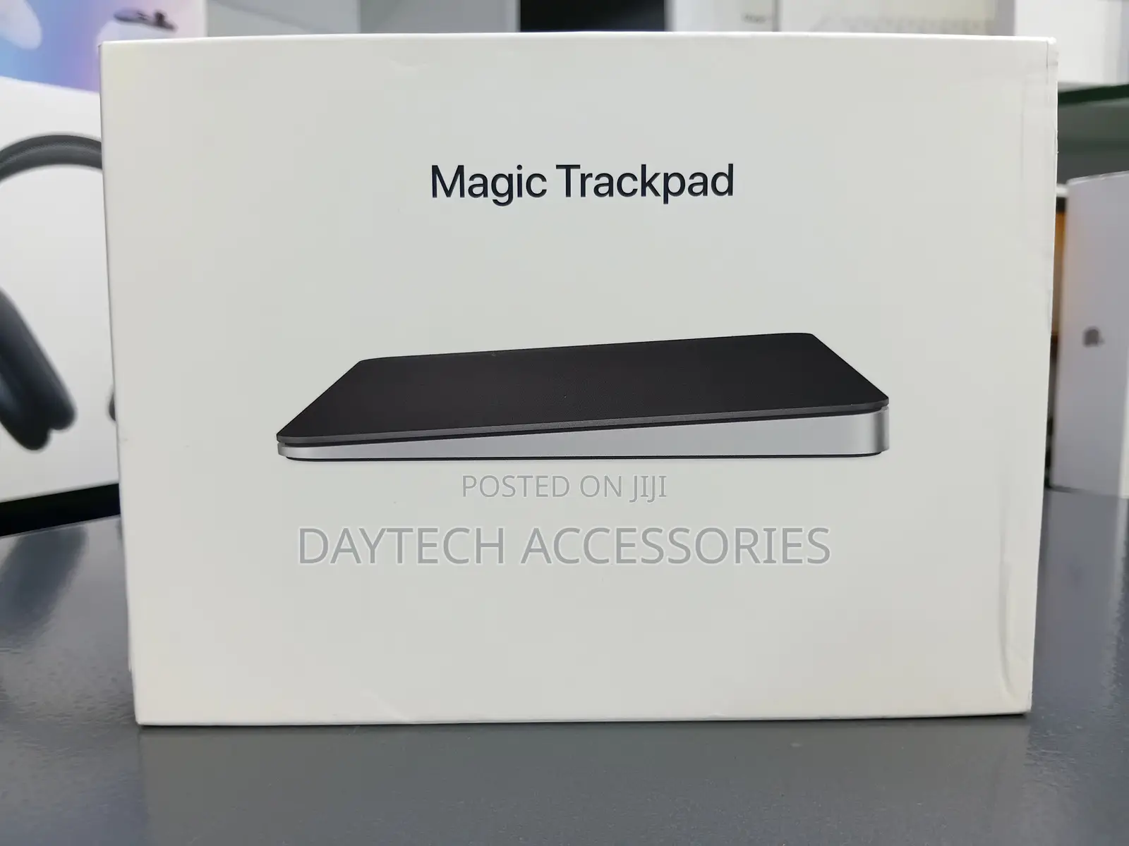 This Is an Apple Magic Trackpad With a Black Multi-Touch Surface.