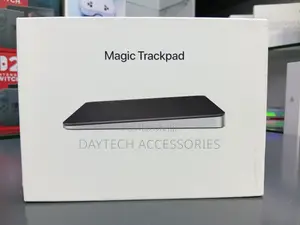 This Is an Apple Magic Trackpad With a Black Multi-Touch Surface.