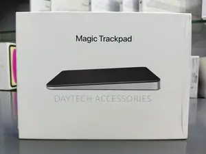 This Is an Apple Magic Trackpad With a Black Multi-Touch Surface.