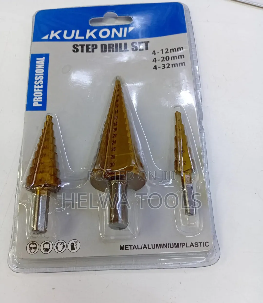 Step Drill Bits Set (3 Pcs)