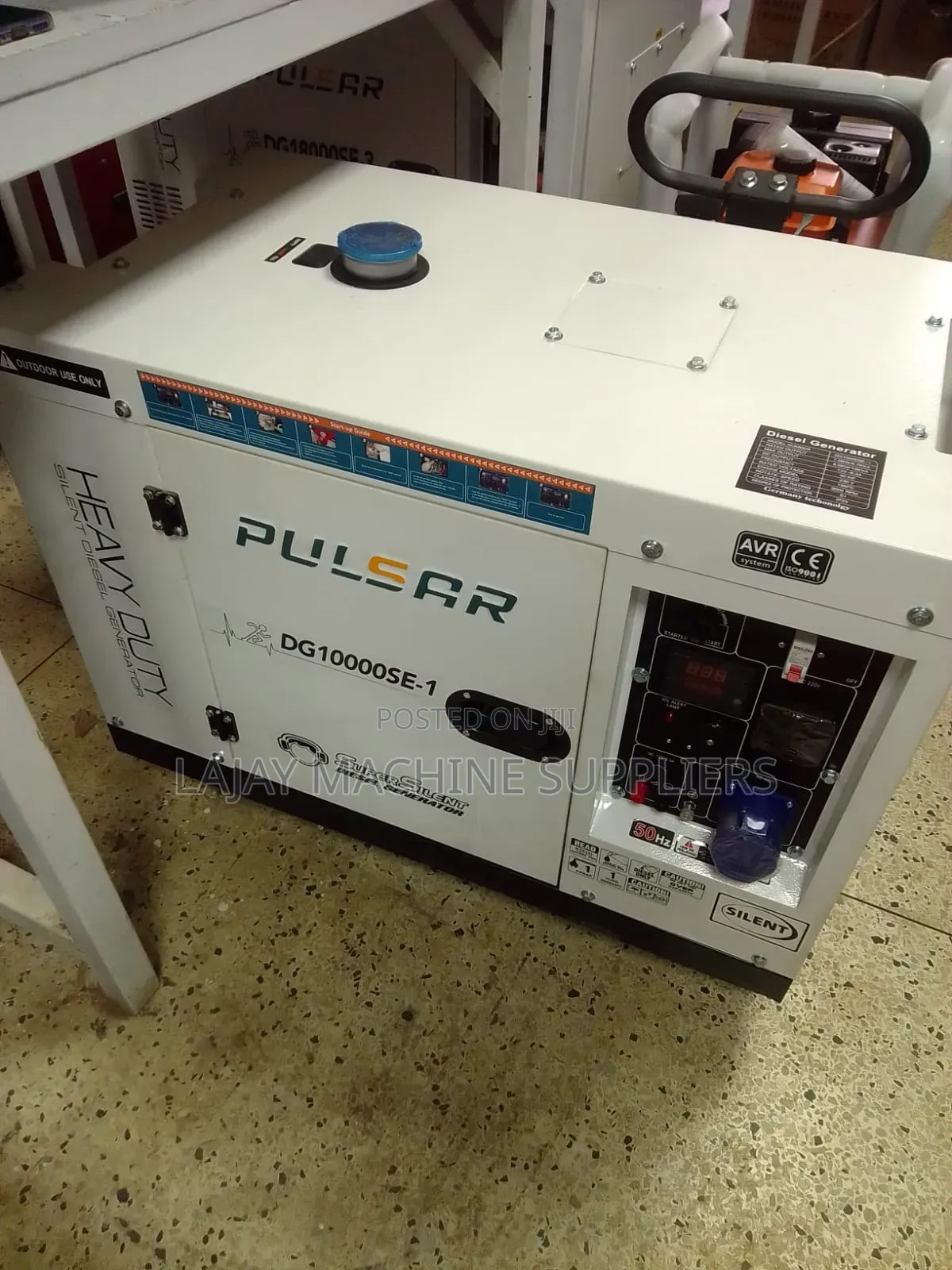 Pulsar Dg10000 – 10kva Silent Diesel Generator