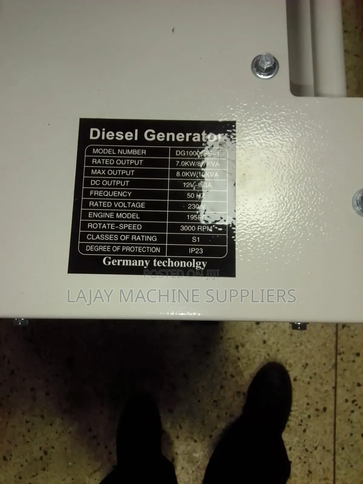 Pulsar Dg10000 – 10kva Silent Diesel Generator