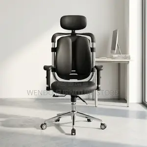 Office Chair : Black Licha Orthopedic Ergonomic Office Chair