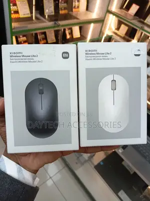 These Are Black and White Xiaomi Wireless Mouse Lite 2 Units.