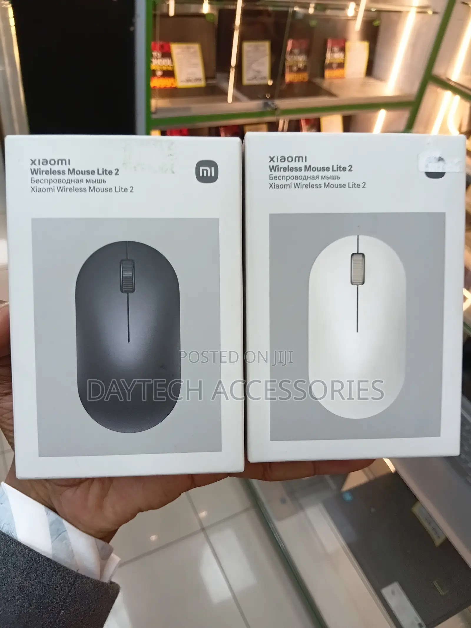 These Are Black and White Xiaomi Wireless Mouse Lite 2 Units.