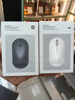 These Are Black and White Xiaomi Wireless Mouse Lite 2 Units.