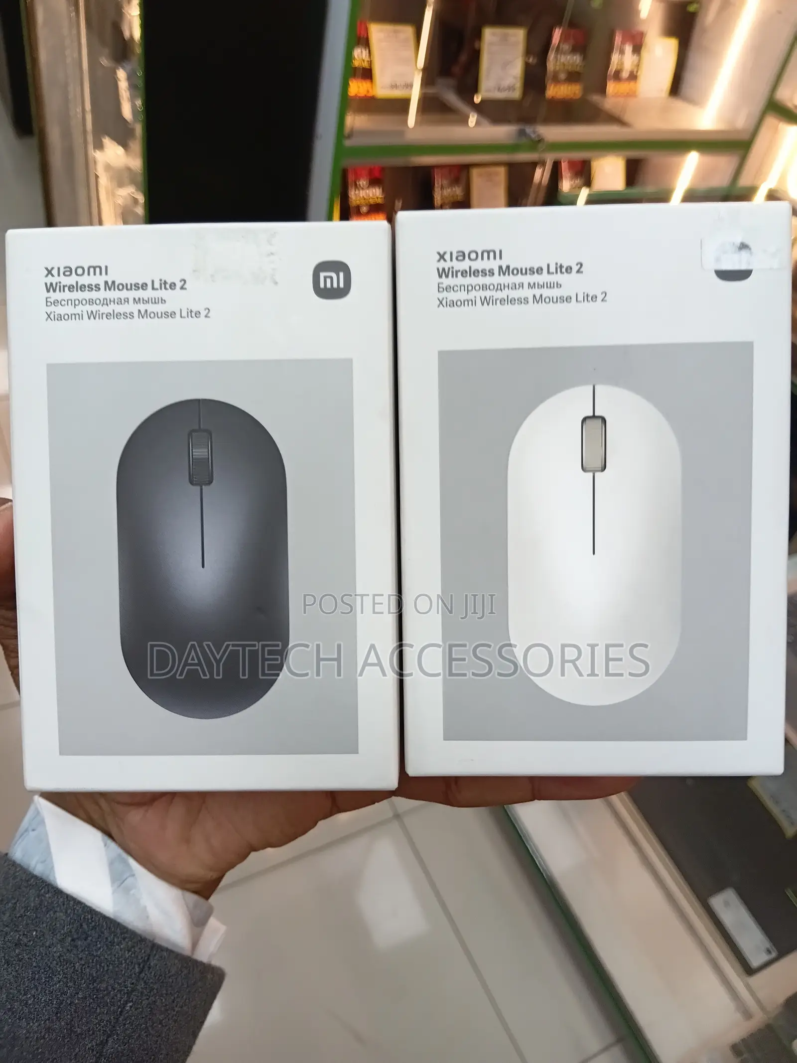 These Are Black and White Xiaomi Wireless Mouse Lite 2 Units.