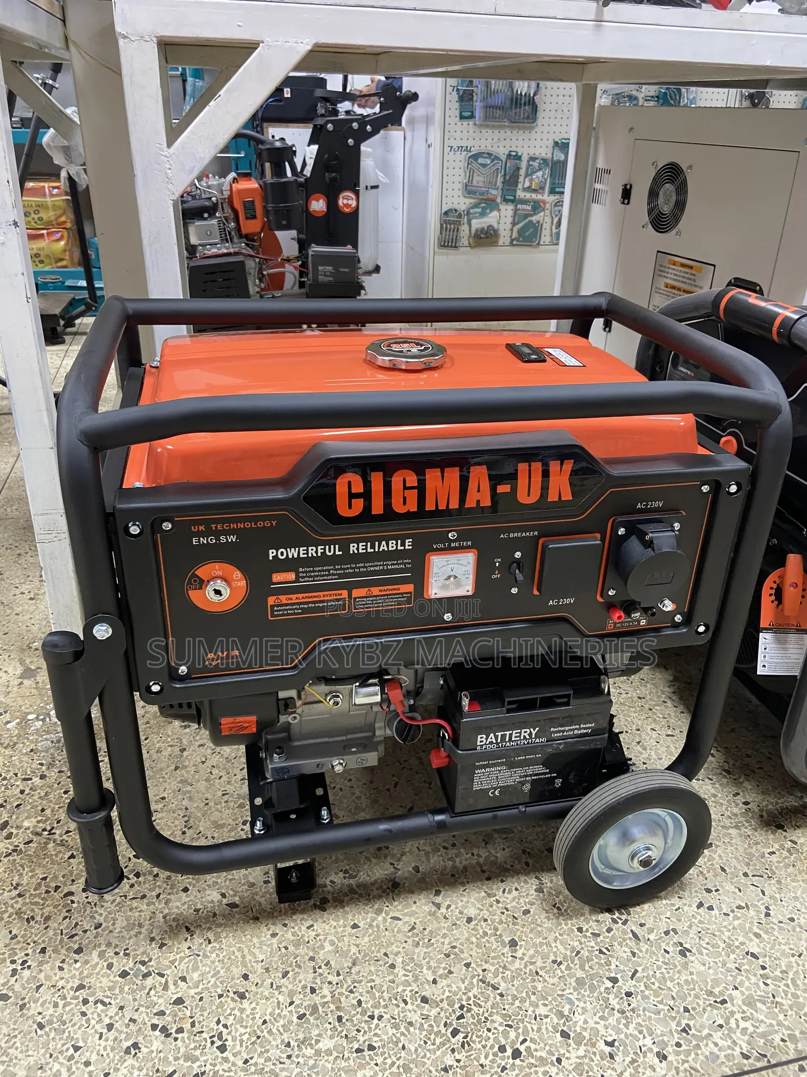 11kva Cigma-Uk Portable Generator 4 Stroke