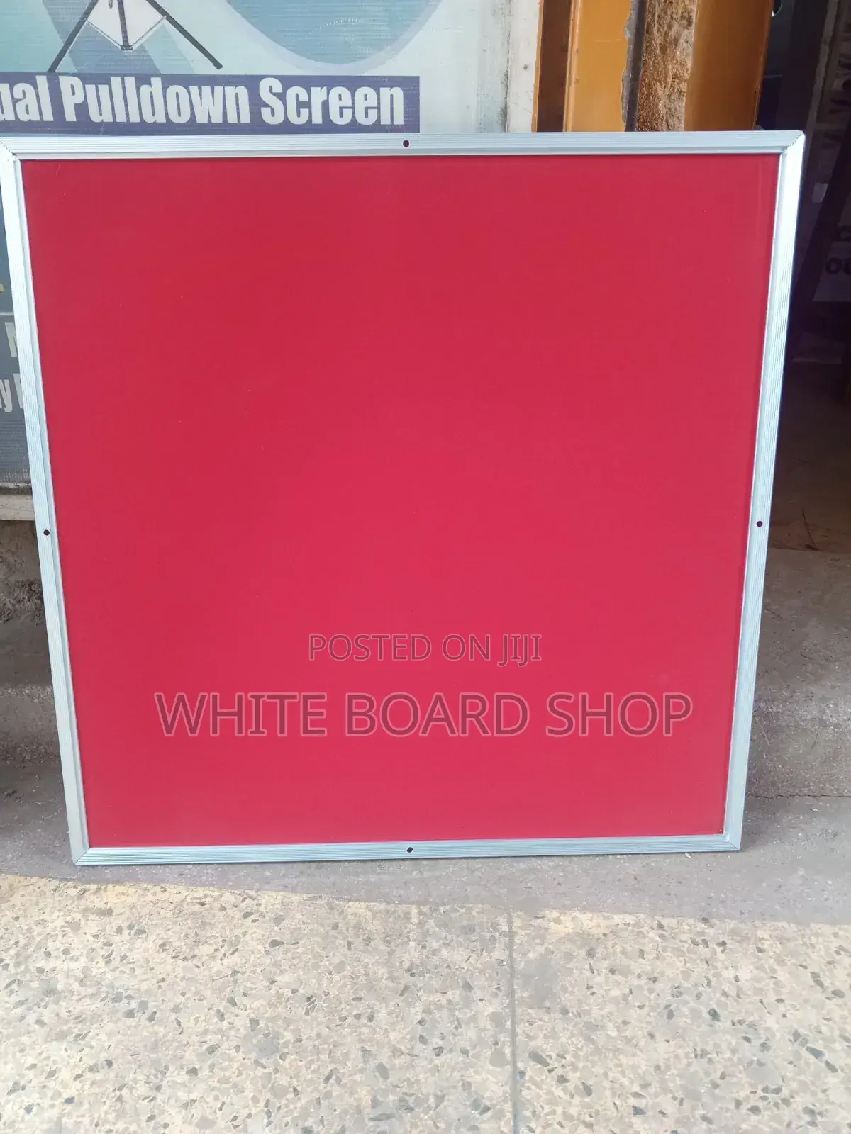 Red Notice Boards 2ft X 2ft- For Principal Office