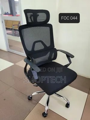 Orthopedic High Back Mesh Office Chair ~ Headrest,