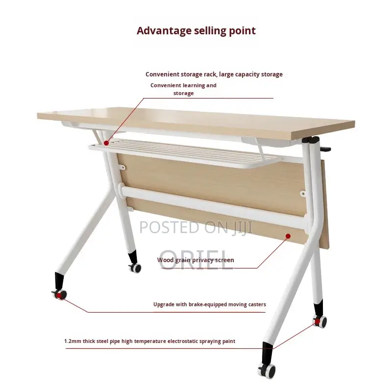 Office Table : Training Meeting Student Foldable Table