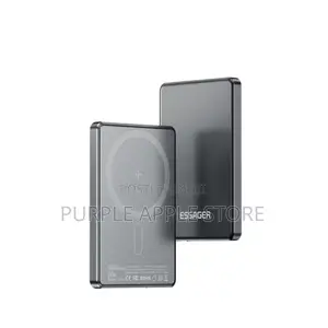 Essager Thin Wireless Magnetic Power Bank 5000mah (20w) – Space Grey