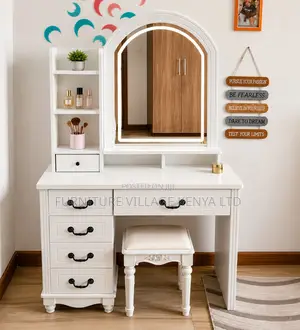 Dressing Table With Mirror.