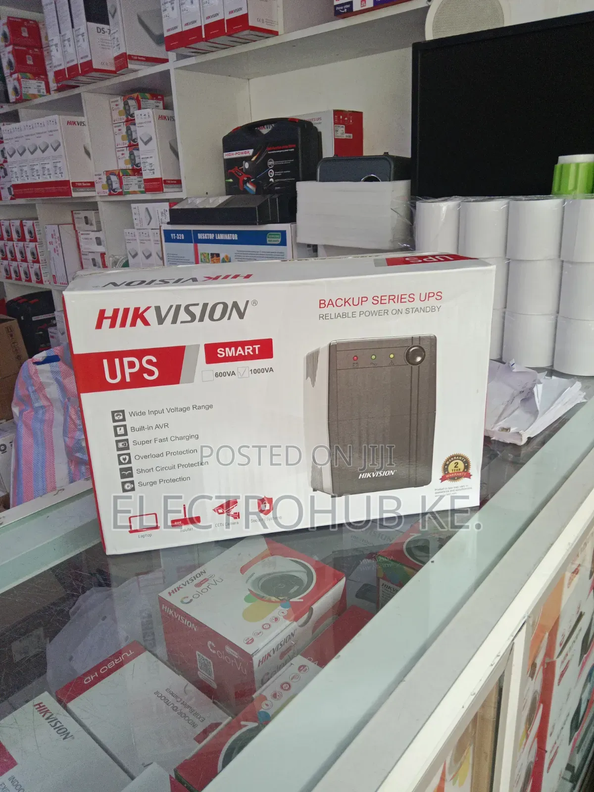 Hikvision 1000va Line Interactive Ups 2-Port