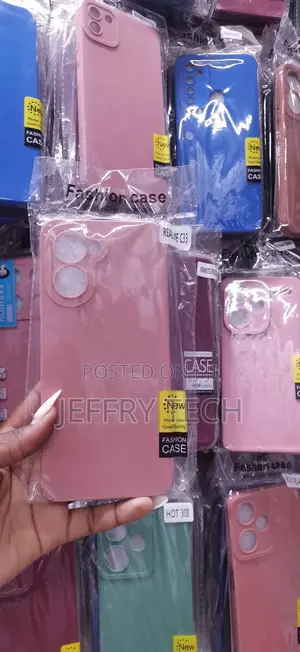 Realme C33 Soft Pink Ultra Thin Soft Silicone Case