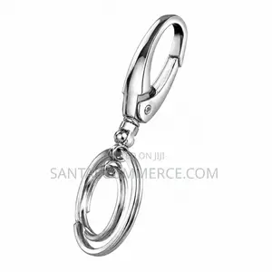 Premium Metal Swivel Keychain Clip