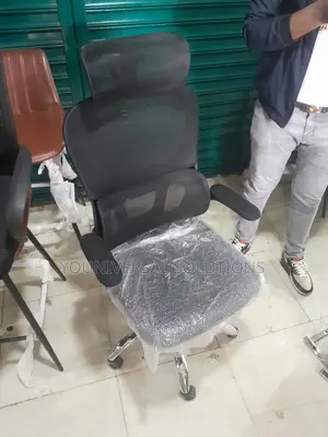 Orthopedic High Back Mesh Office Chair Managerial Headrest Chair