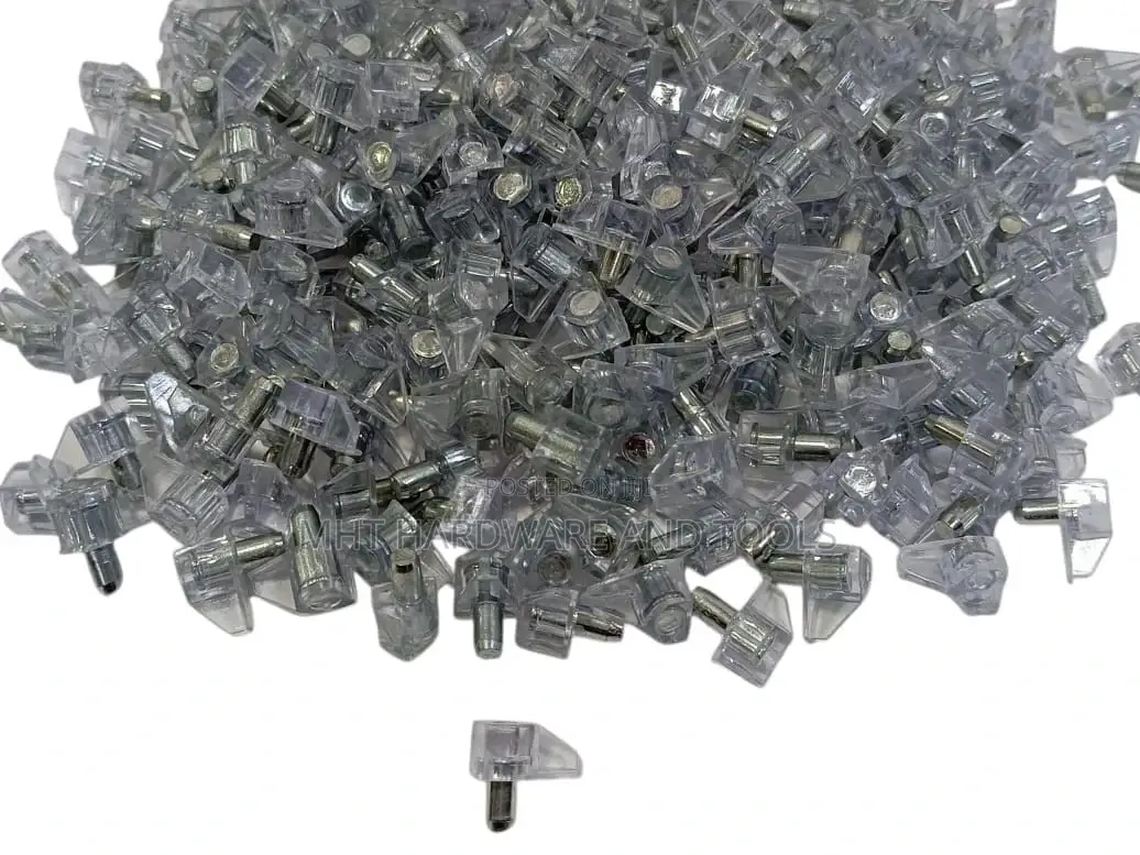 Clear Plastic Shelf Support Clips