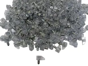 Clear Plastic Shelf Support Clips