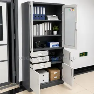 Office 2 Door Storage With Safe.