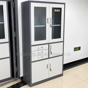 Office 2 Door Storage With Safe.