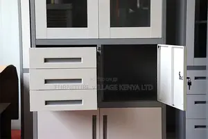 Office 2 Door Storage With Safe.