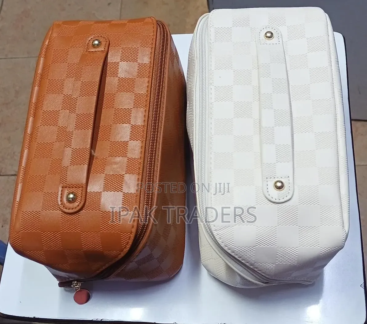 *Pu Leather Cosmetic Pouch Bag Available*.