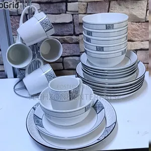 *24 PCS Stylish Opal Dinner Set *