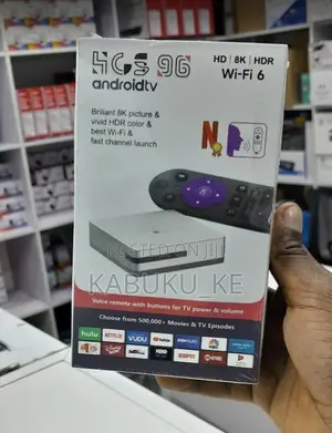 4gb + 64gb HCS 96 Smart Android Tv Box With Bluetooth and Wifi