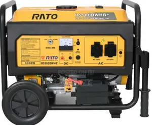 Rato R5500dwhb 3 Kw Petrol Generator With Wheel Handle and Key Start
