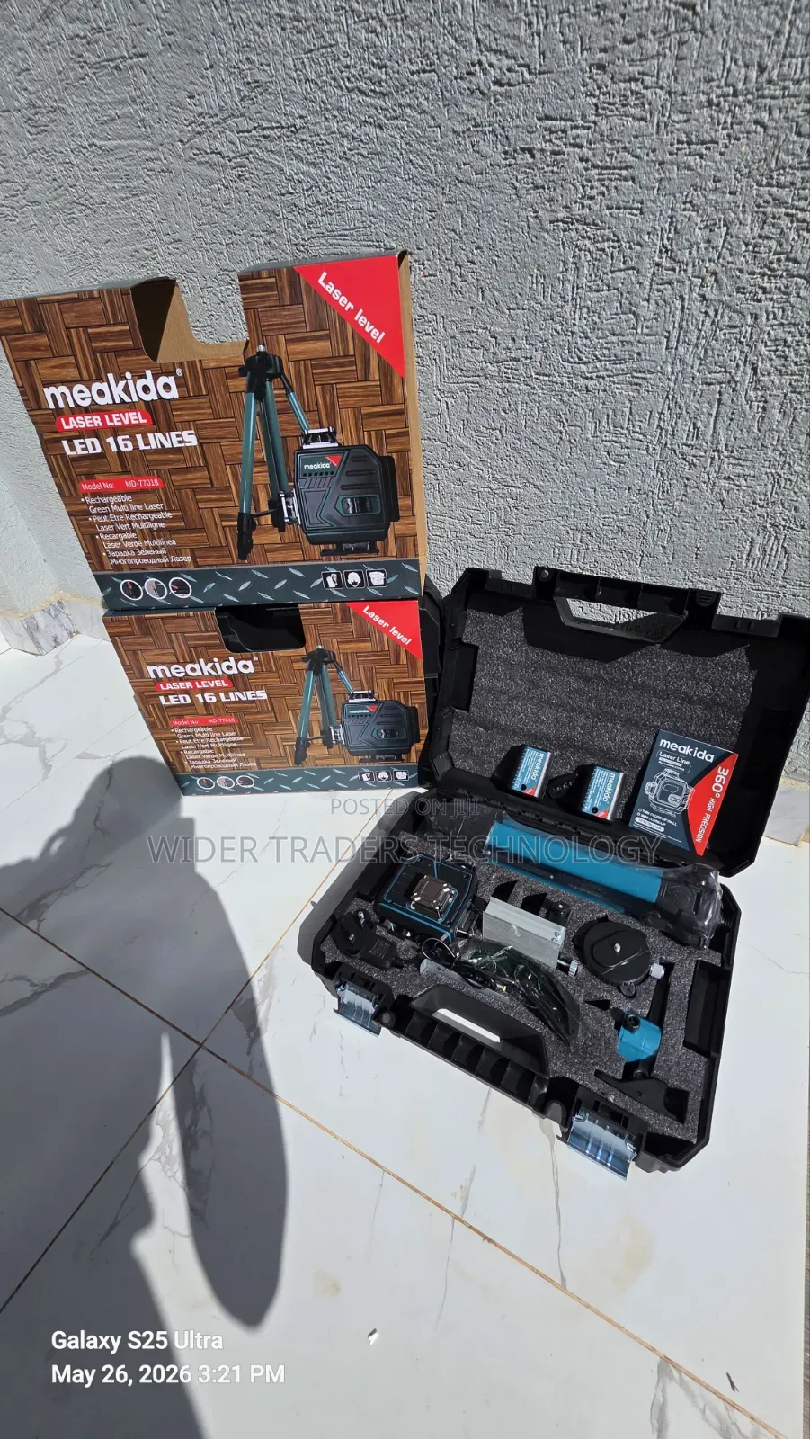Meakida 16-Line Green Laser Level Kit